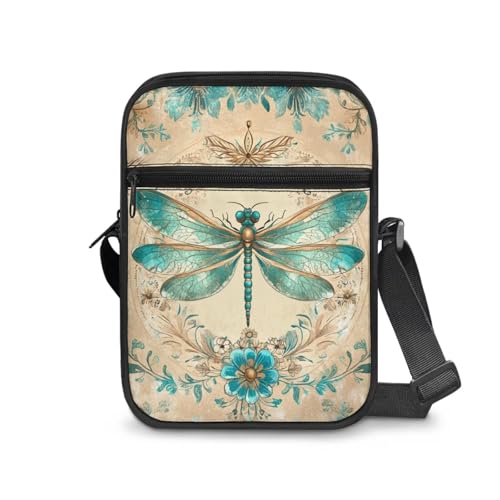 Womens Crossbody Bag Small Messenger Bag Lightweight Cell Phone Purse with Front Pocket Crossbody Purse for Travel