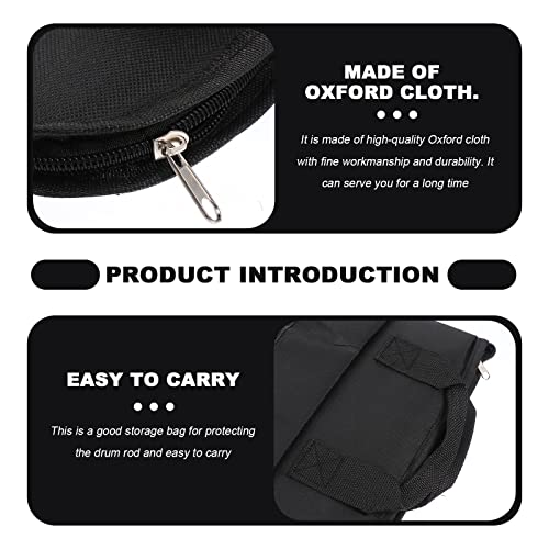 Milisten Backpack Accessories Backpack Accessories Backpack Holder 1Pc Practical Drumstick Bag Drumstick Storage Bag Drumstick Accessory (Black) Canvas Storage Bag Canvas Tote Bags Canvas Tote Bags #TOP2