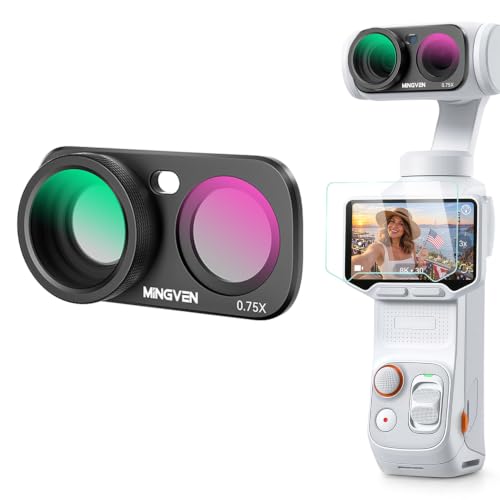 MINGVEN �L�p�����Y Insta360 Luna Ultra�Ή� ���C | 112°�̊g��FOV�A�}���`�R�[�e�B���O�AHD���w�K���X�AInsta360 Luna�E���g���A�E�g�h�A���sVlog�r�f�I�B�e�p