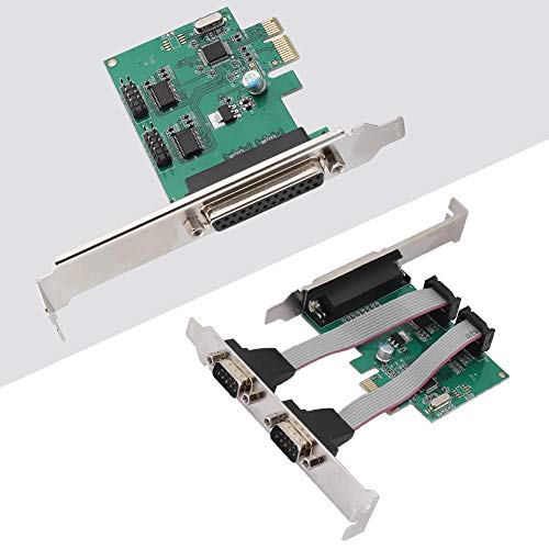 Pusokei Pci E 2 Port Serial Expansion Card, Pci Two 9 Pin Rs 232 Db9 To Db25 Lpt Parallel Port Adapter Card thumb #2