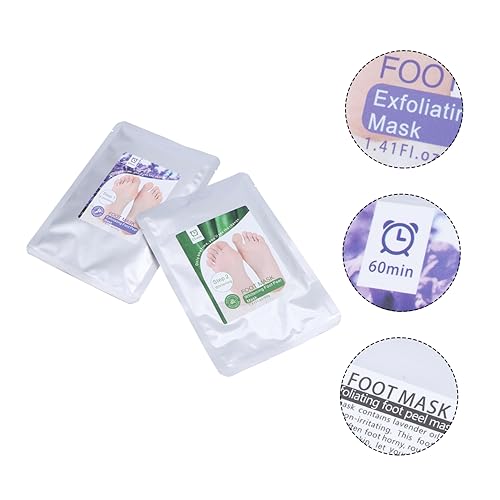 FOMIYES 6 Pares De Máscara Para Os Pés Máscara Para Os Pés Hidratante Esfoliante Para Os Pés Descasq