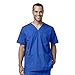 Ripstop & Sub-Scrubs Men's Bi-Swing 4-Pocket V-Neck Scrub Top Royal