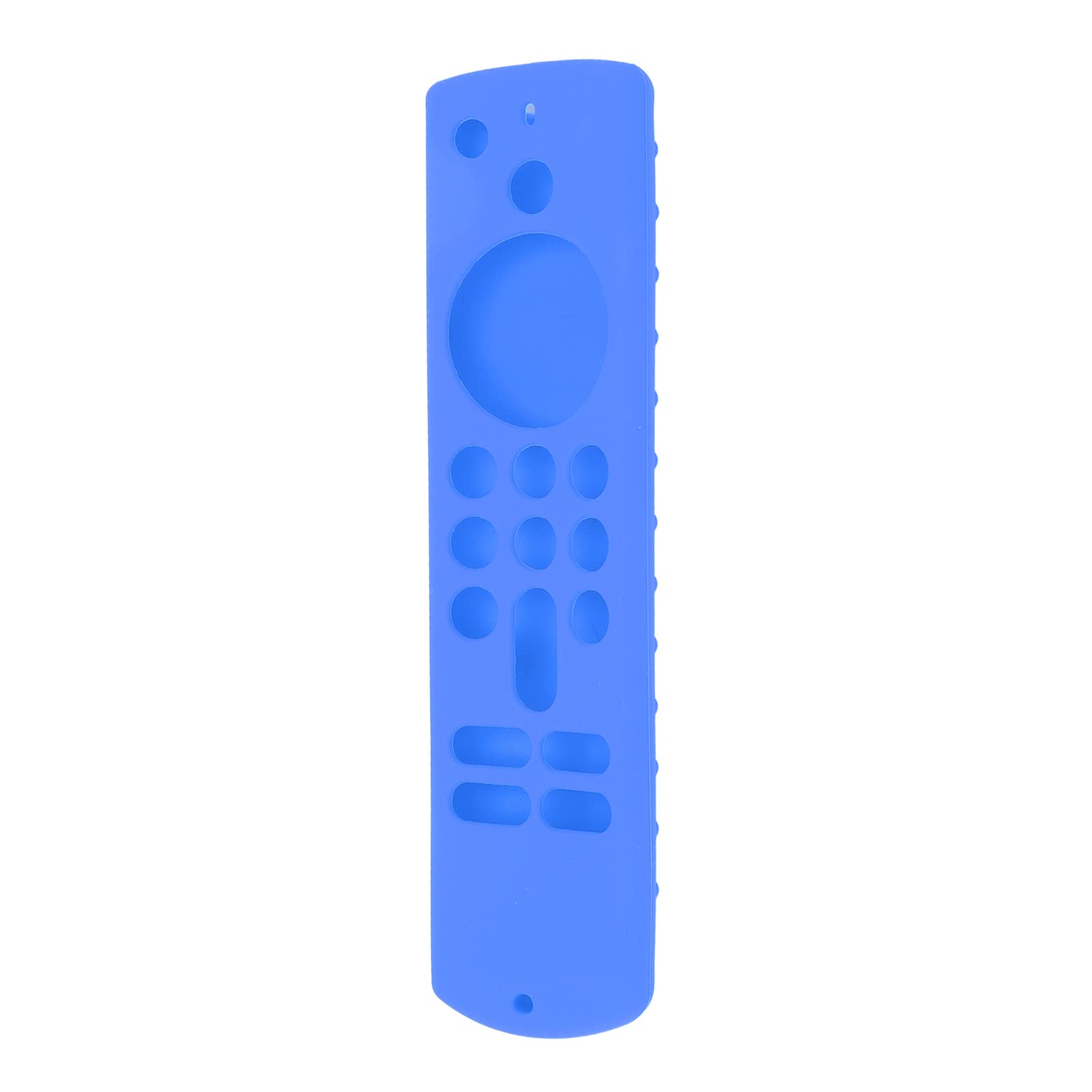 Fernbedienungs-Silikonhülle für TV Stick, Fernbedienungshülle für TV Stick für rutschfeste Silikon-Schutzhülle mit Trageband der 3. Generation (Blue)