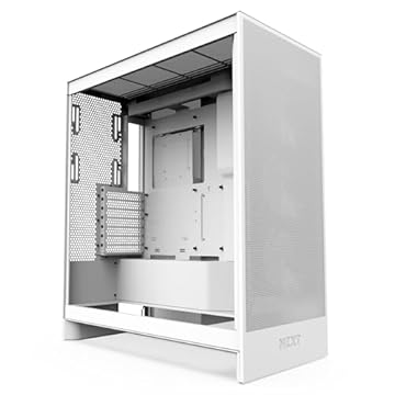 GABINETE GAMER NZXT H7 FLOW BRANCO MODELO CM-H72FW-01