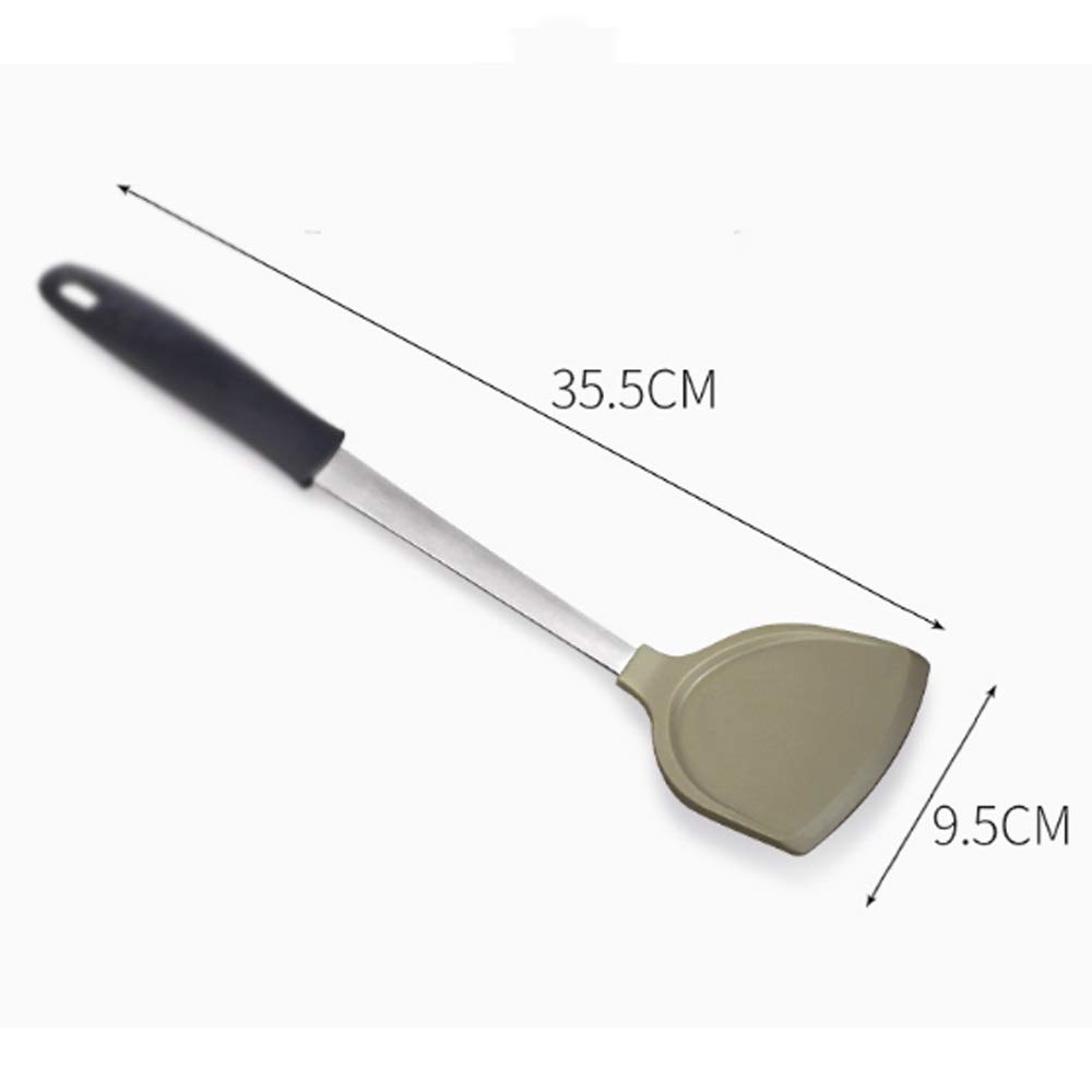 Spatule en Silicone, Spatule Spéciale pour Poêle Antiadhésive, Résistante Aux Hautes Températures, Spatule pour Poêle À Frire Domestique
