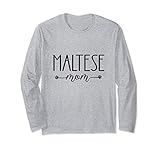 Photo Gallery dog lover maltese mom maglia a manica Photo Gallery dog lover maltese mom maglia a manica