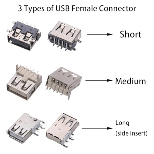 Kit de conectores 180 piezas 16 modelos USB y Type C miniatura 4