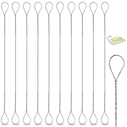 10 Pcs Cheese Slicer Wire, 5.7 Inch Long Stainless Steel Cheeses Cutter Wire, Cheeses Cutting Wires Replacement for Cutting Cheese and Butter Chunks Silver Women Mother Kitchen Tool