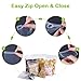 Valchoose Premium 3 X 4 in Heavy-Duty Small Poly Zipper Bags, Resealable Thick Small Plastic Bags Clear, Food Grade Safe LDPE for Jewelry Ring Coins Beads Pill Travel Business (200pcs 2Mil)