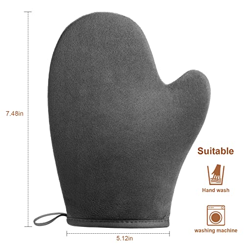 Yvoier Self Tanner Mitt Applicator - Tanning Mitts Self Tanner Mitt Self Tanning Mitt Tanning Glove For Self Tan Mitt Applicator Sunless Tanner Mitt Self Tan Mit Self Tanner Glove Spray Tan Mitt, Grey #TOP5