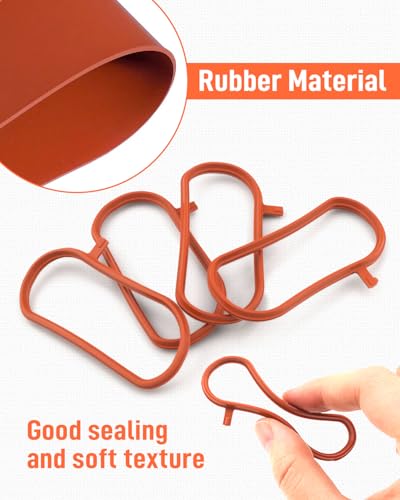 Image of Engine Intake Manifold Gasket Fit for Honda CR-V Accord Civic 1.5L 2016 2017 2018 2019 2020 2021 2022 Replace 17105-5AA-004 171055AA004 Rubber Material 4pack