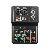 BWOFJGWH USB Audio Interface/Audio Mixer Console Interface/ 3.5mm Stereo in Jack