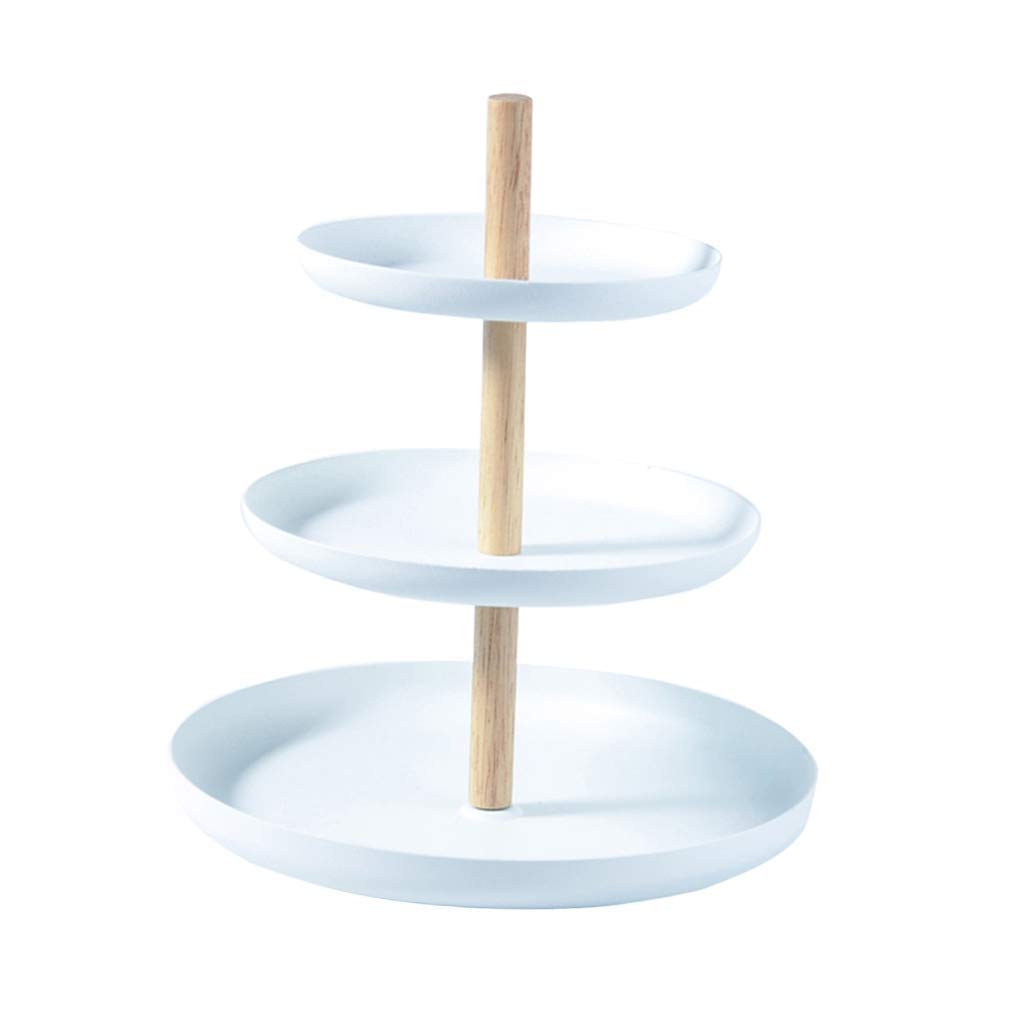 Tubayia 3 Tier Cake Stand Cupcake Cake Serving Tray Serving Plate for Wedding Birthday Party