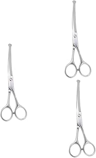 POPETPOP 3 Pcs Hair Scissors Pet Grooming Dog Grooming Scissors Hair Cutting Scissors Kit Haircut Scissors Cat Grooming Dog Comb Dog Hair Trimmer Pet Hair Shaper Curved Shear Dog