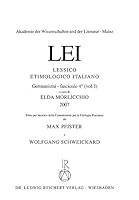 Lessico Etimologico Italiano : Germanismi Vol. 1, Fasc. 4 3895001759 Book Cover