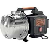 BLACK+DECKER Pompa Autoadescante BXGP1100XE per Acque Chiare (1100 W, Portata max. 4.600 l/h, Prevalenza max. 45 m)