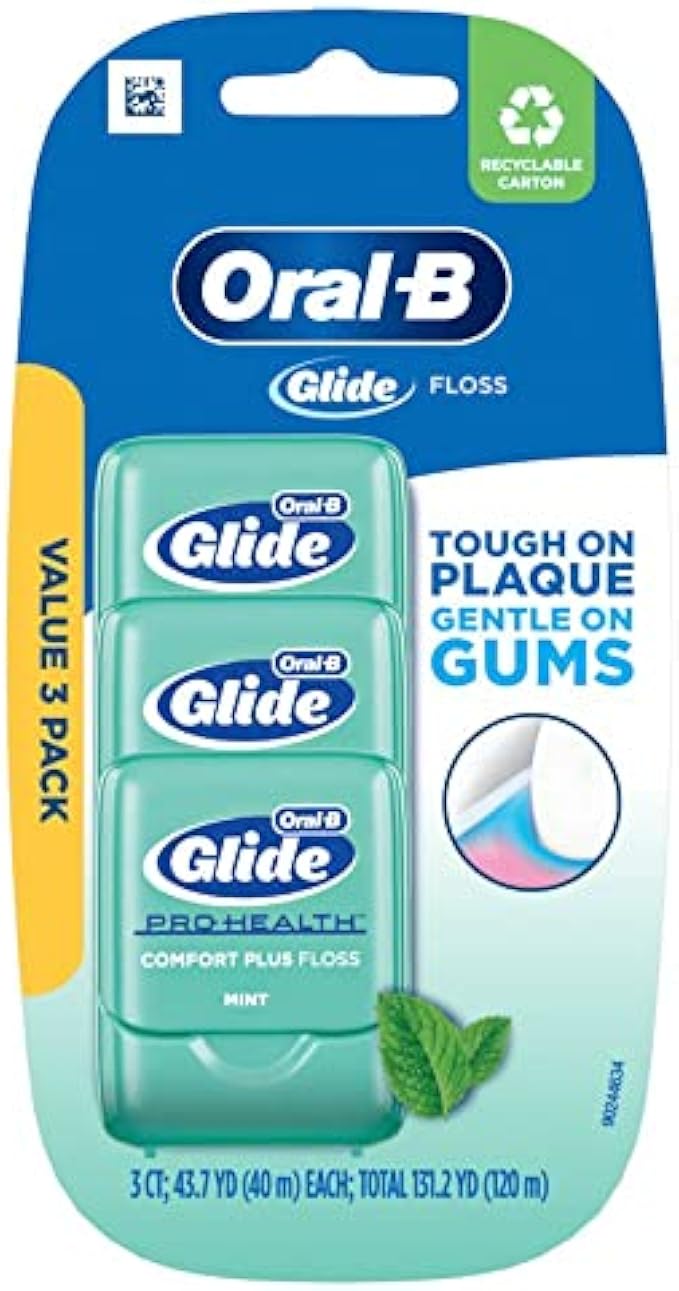 Oral-B Glide Pro-Health Comfort Plus Dental Floss, Mint