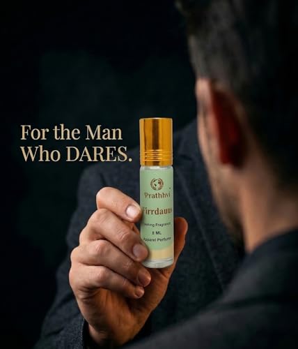 Image of Jannatul Firrdauus Attar Roll-On Perfume Oil 8 ml | Alcohol Free | Long Lasting Rich Fragrance | Men & Women | Pocket Size Travel Friendly Roll On | Daily Wear