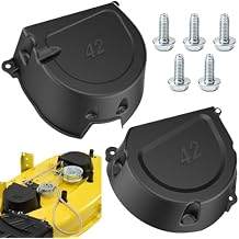 Karbay GY21773 GY21084 GX22456 GY21084C L/RH Shield Kit for J-OHN Deere 42" Mower Decks 107S, D100, D105, D110, D120, D125, D130 and More Mower Package includ Screws