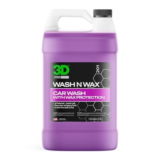 3D Wash N Wax Car Wash Soap 1 Gallon