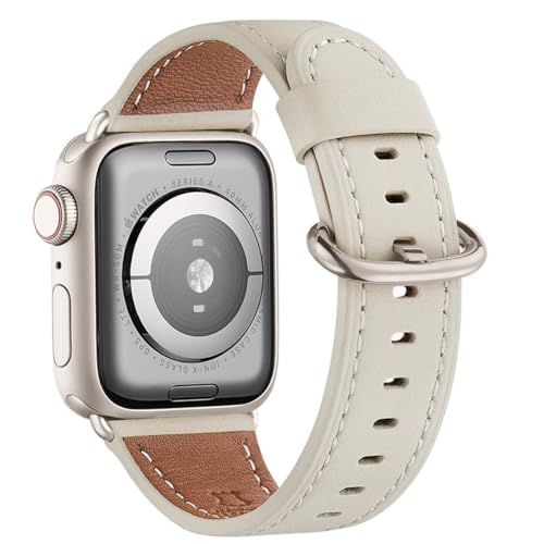 WFEAGL Leather Band Compatible with Apple Watch Bands for women