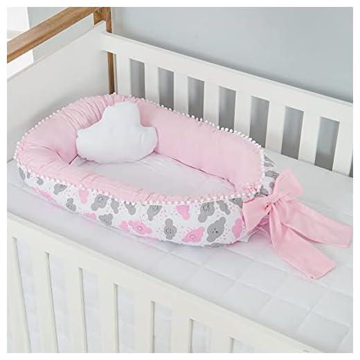 Ninho Redutor Berço Gota De Amor Rosa