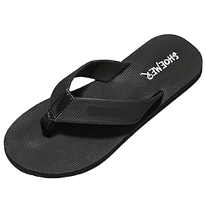 Herenmode flip-flops mode platte strandsandalen zachte bodem platte slippers slippers zwart brede schoenen met geheugenschuim antislip schoenen heren platte hakken slippers, zwart, 43