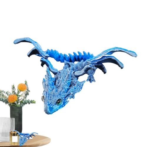 GTFYUDGH Toy Dragon, Kinder Drachenspielzeug,Realistische Fliegende Drachenfigur - Bewegliche Gelenke, Executive Desk Zappet Toys für Kinder, Erwachsene, Sammler
