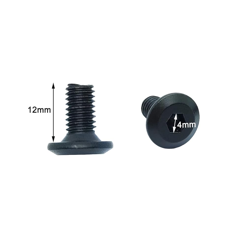 10 Sets Black M6x12mm Binding Bolts for Leather & Wood Furniture view 3