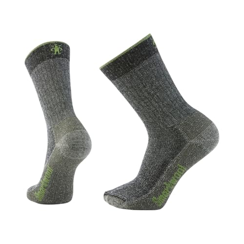 Smartwool Unisex Hike Classic Edition Full Cushion 2nd Cut Crew Socks Black LG (US Men's Shoe 9-11.5, Women's Shoe 10-12.5) One Size
