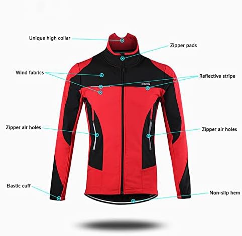 Veste Cyclisme Homme Hiver Chaud Veste VTT Homme Veste de V?�lo Tr?�s Beau Blouson pour Le, Les 