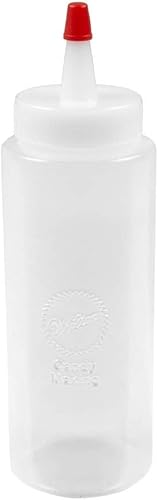 Wilton. Botellas exprimibles., 6 onza, Rojo