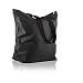 Waterproof Lightweight 15.7'' Travel Luggage Totes Beach Bag Small Weekend Duffel Bag Multicolor (Black)