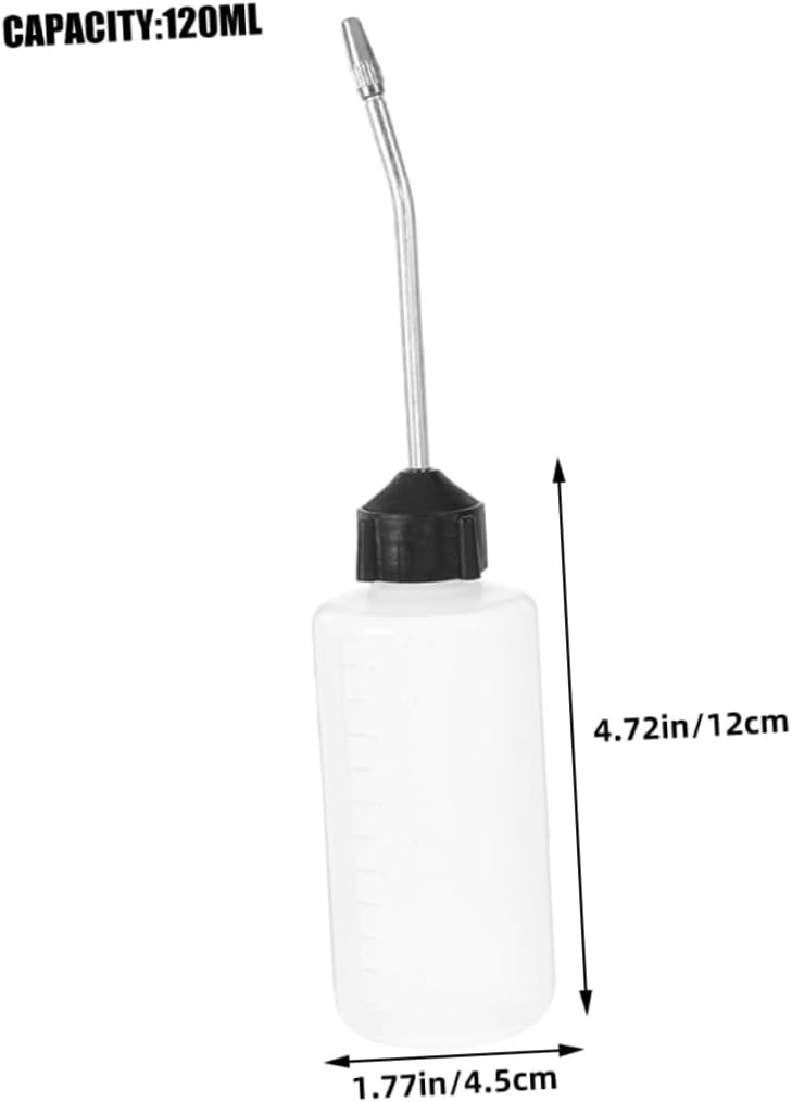 2pcs Sewing Machine Oiler Bottle with Spout Cap Precision Oil Dispenser for Smooth Lubrication Crafting and Applications Lightweight and Portable Jug