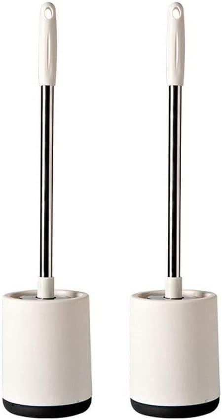 Toilet Brush Holder and Holder Set Wall Mounted Without Drilling Toilet Cleaning Set Creative Set