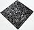 XUANINY 10-Piece Self-Adhesive Metal Backsplash, Peel and Stick Tile for Kitchen Brushed Aluminium Surface backsplash (11.73"x11.73",10) (Black+ Gray)