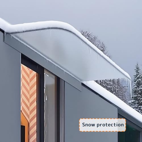 Marquise et auvent de porte moderne en polycarbonate premium