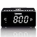 Produktbild Lenco Radiowecker CR-550 mit 2 Weckzeiten 12 Zoll LED Display dimmbar Sleep-Timer Schlummerfunktion USB-und Wireless Lader Schwarz