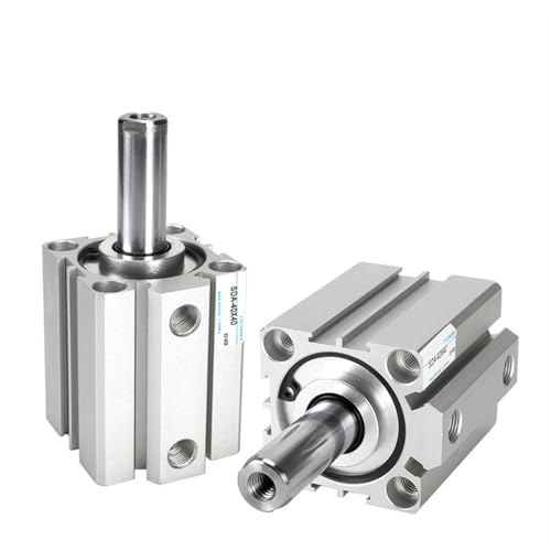 Cilindro de aire SDA 32mm de diámetro con carrera compacta de 10mm 2