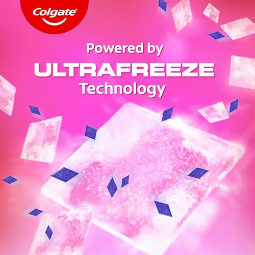Image of Colgate MaxFresh Watermelon Blast Gel Toothpaste, with Cooling Crystals, Watermelon Flavour, and Ultrafreeze Technology for Intense Freshness, 100g