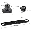 CAMVATE Double Microphone Mounts Bracket T-bar - 1958