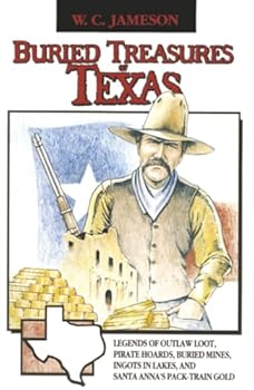 Paperback Buried Treasures of Texas Book