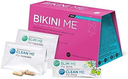 New & Improved Bikini Me 3 Days Slimming Supplements Kit - Flattens The Tummy, Suppresses Appetite & Balances Blood Sugar (3 Day Pack)