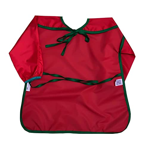 Avental escolar impermeável (vermelho)