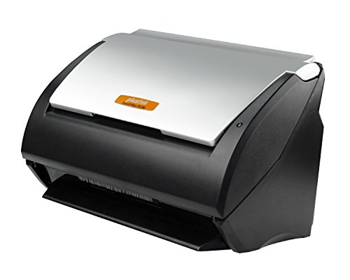 Scanner ADF Plustek SmartOffice PS186 A4 Noir et Argent avec Numérisation 600 DPI