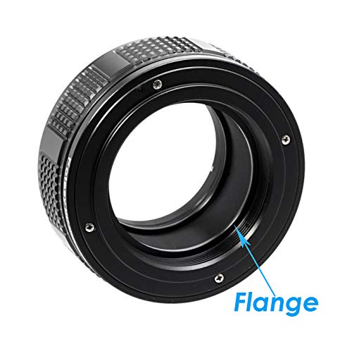 Adaptador de enfoque helicoidal Fotasy para lentes M42 a montura Micro Cuatro Tercios (M43), tubo macro con desplazamiento de 32 mm miniatura 6