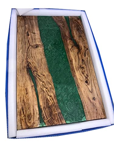 Deep Resin River WoodenWorking Epoxy Table, designer Epoxy River Table, Epoxy Dining Table, Walnut Table