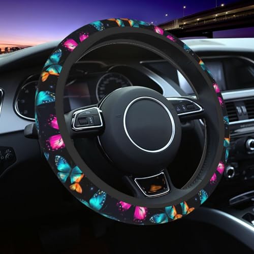 Mexpekil Steering Wheel Cover 15 in, Colorful Beautiful Butt