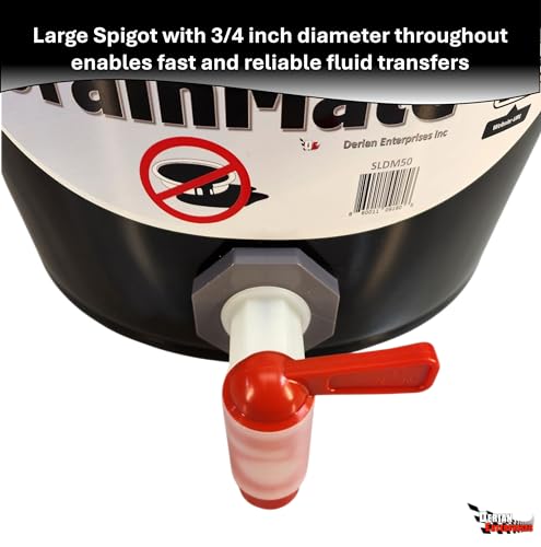 Spill-Less DrainMate™ 14 Quart Oil Drain Container, Sealed Lid for Easy Transport, Spigot for Precise Fluid Transfer, Made in USA - Thumbnail 6