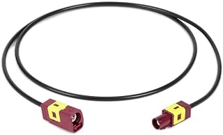 GXMRHWY Fakra Cable Assembly Fakra Female Jack to Fakra Male Plug Extension Cable 50CM